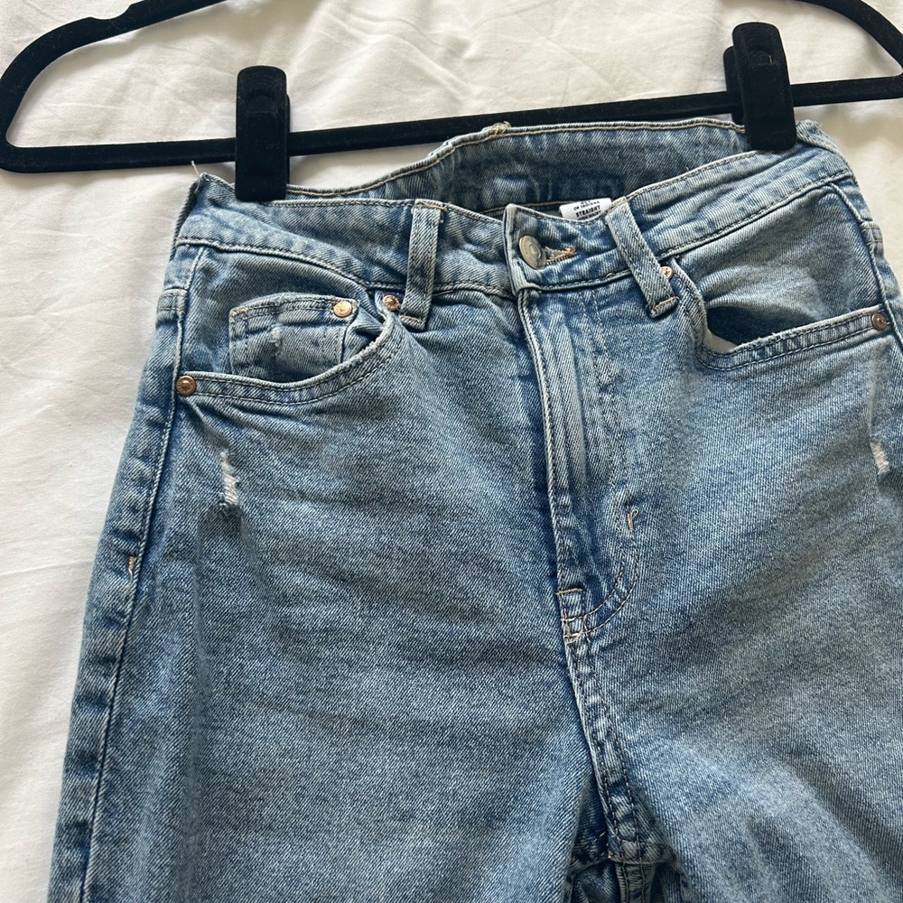 H&M Straight High Waist Ankle Length Jeans